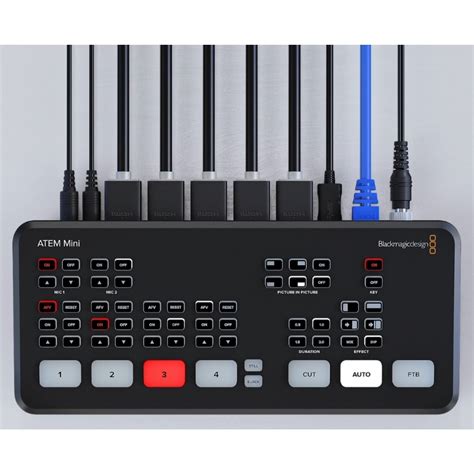ATEM switcher with black magic video effects